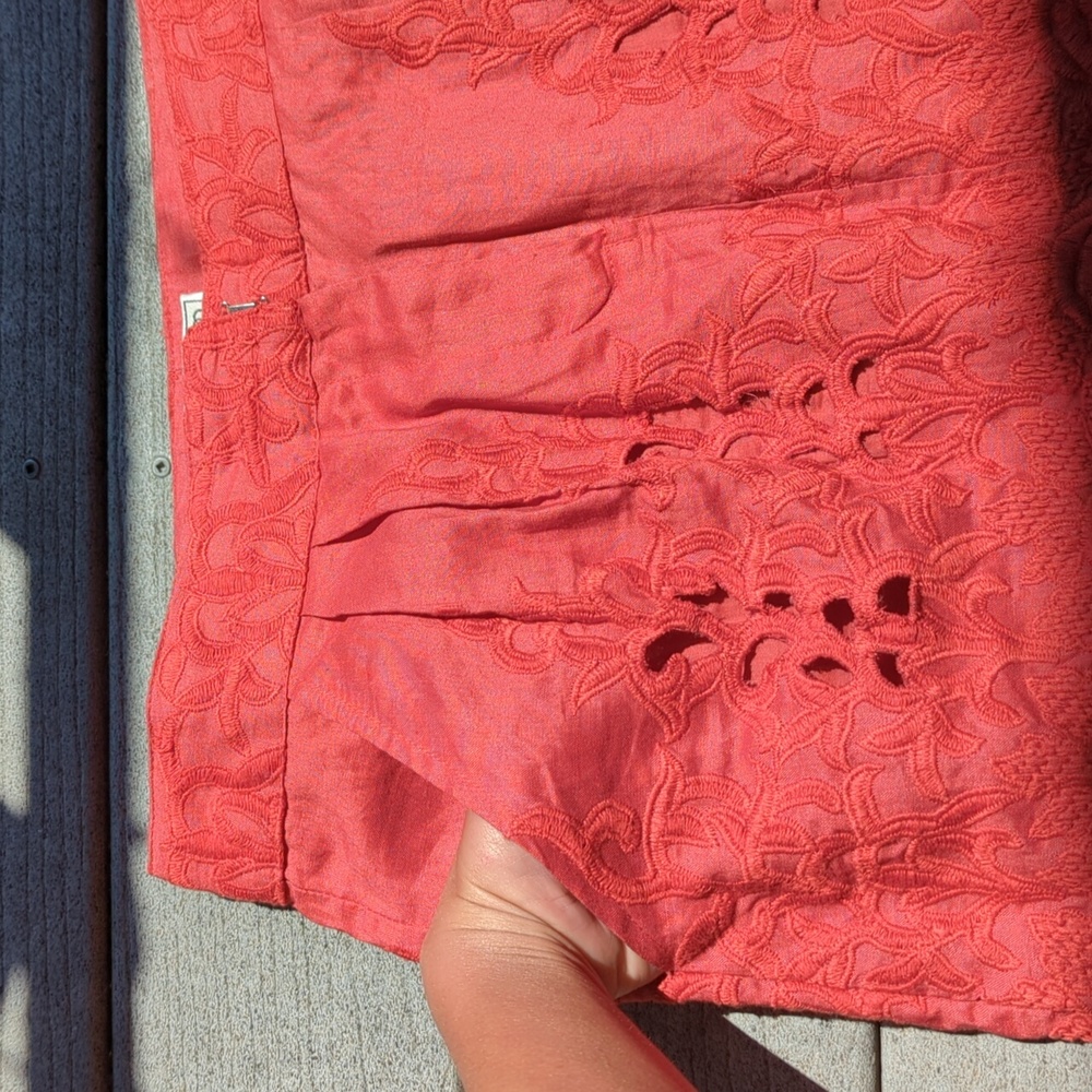 Linen Embroidered Skirt - Picture 8 of 8